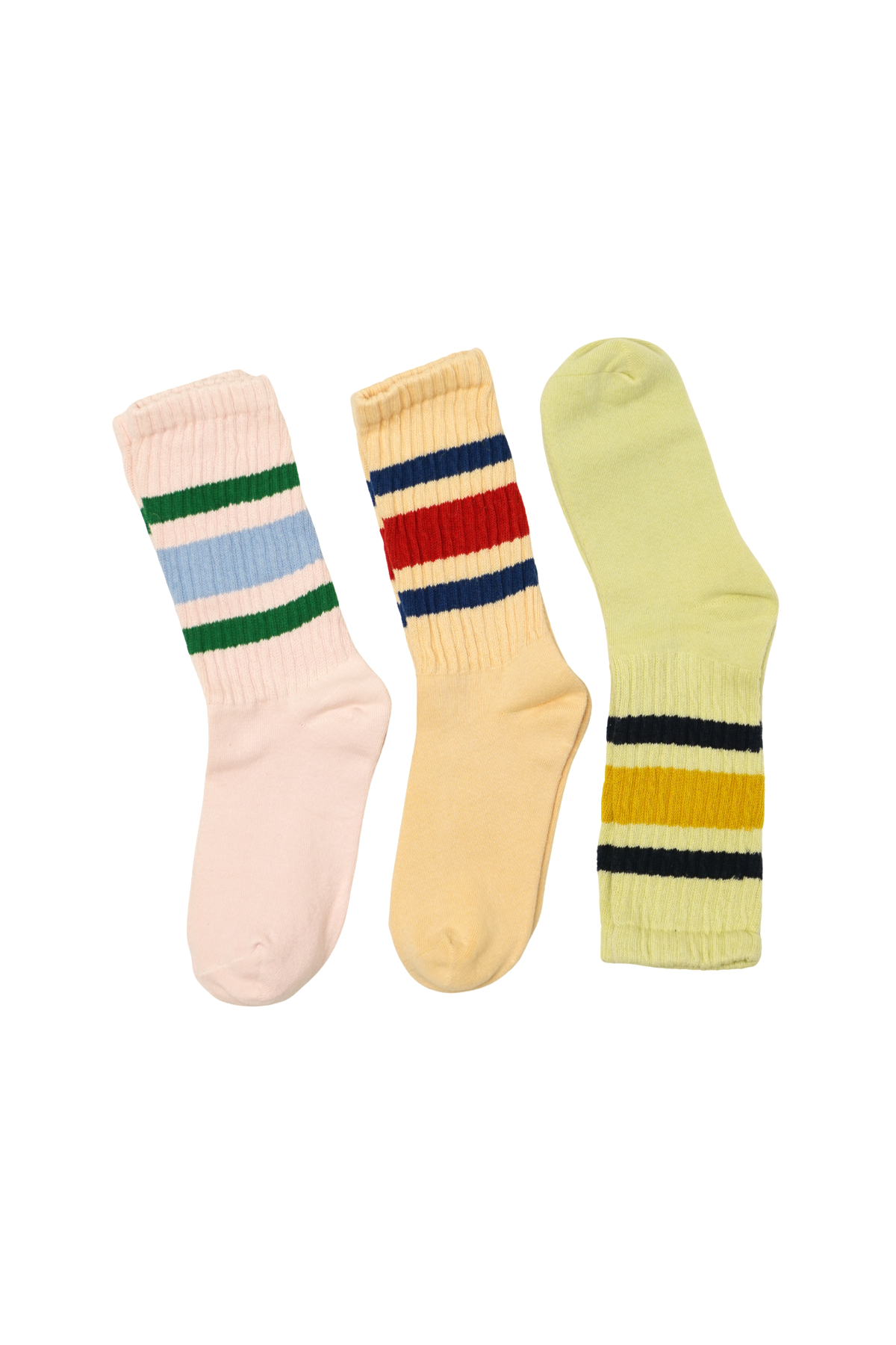 STRIPE CREW SOCKS | 3 pack