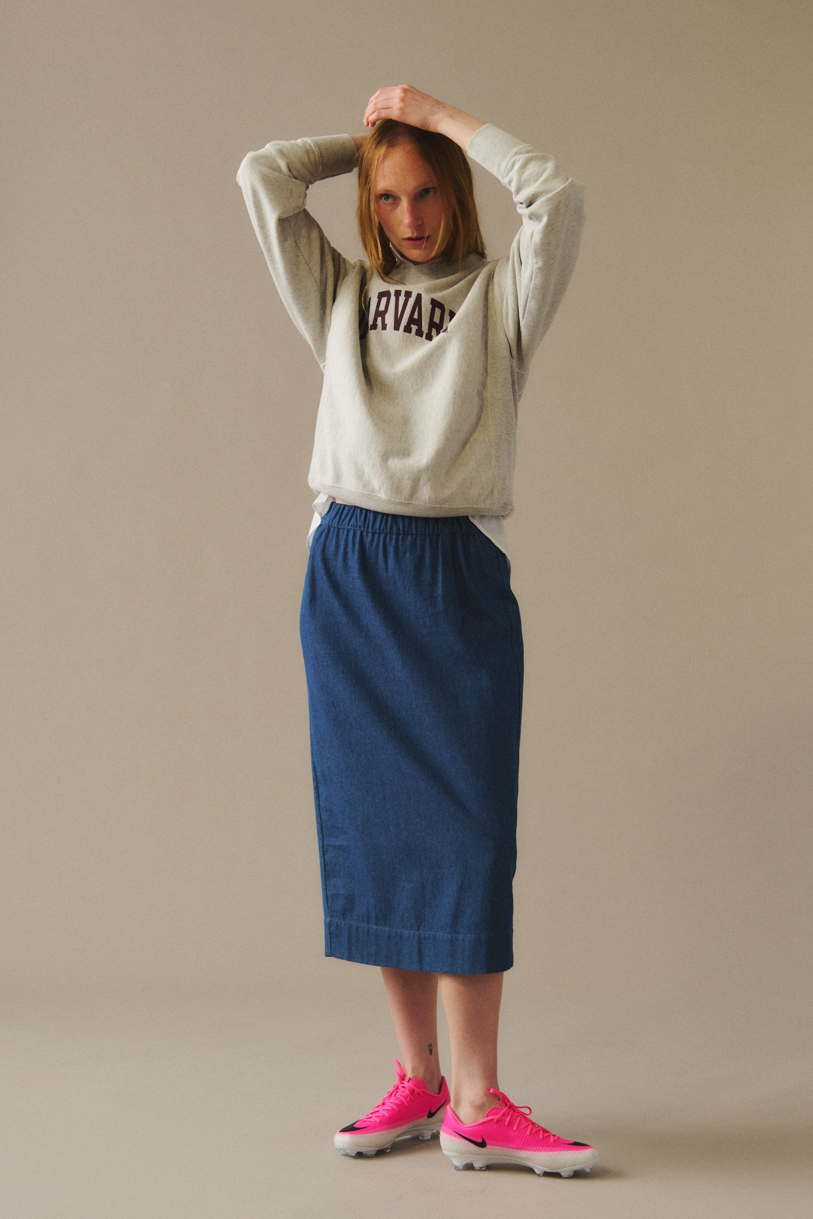 LE PENCIL | washed denim