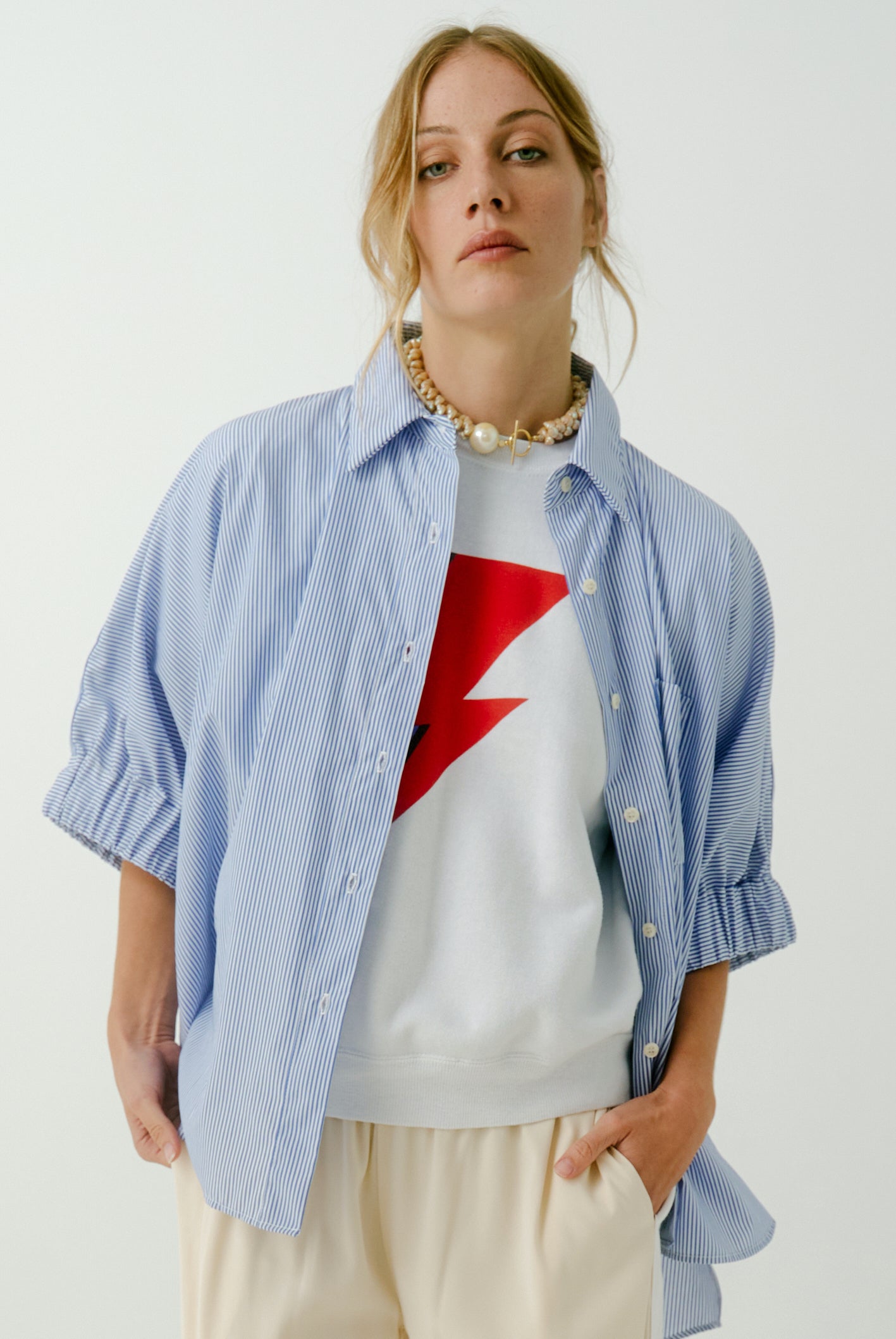 LE SHORTY | shirting stripe