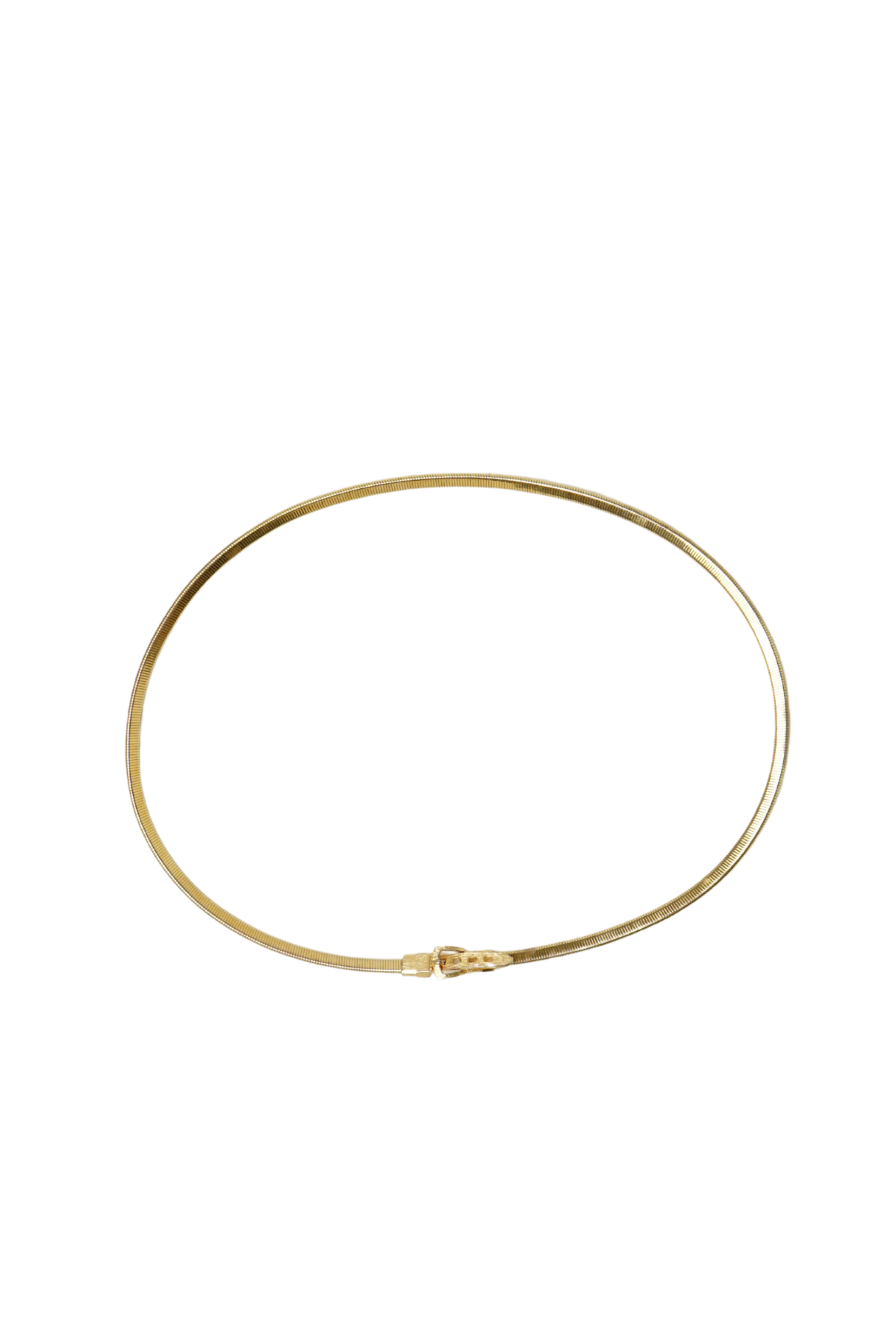 CHAIN BELT | thin serpentine w/ mini buckle