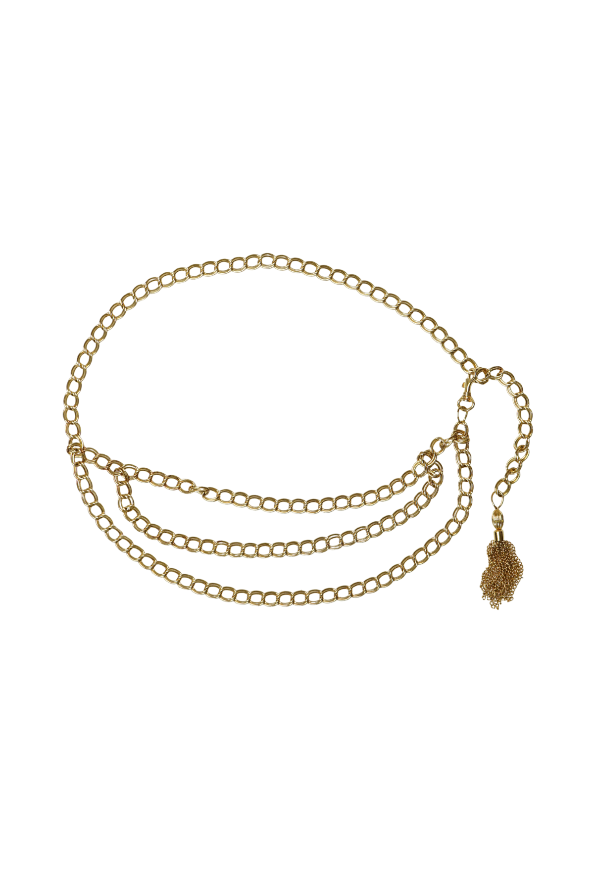CHAIN BELT | swoop & tassle