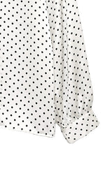 VIVI | cream w/ black polkadot